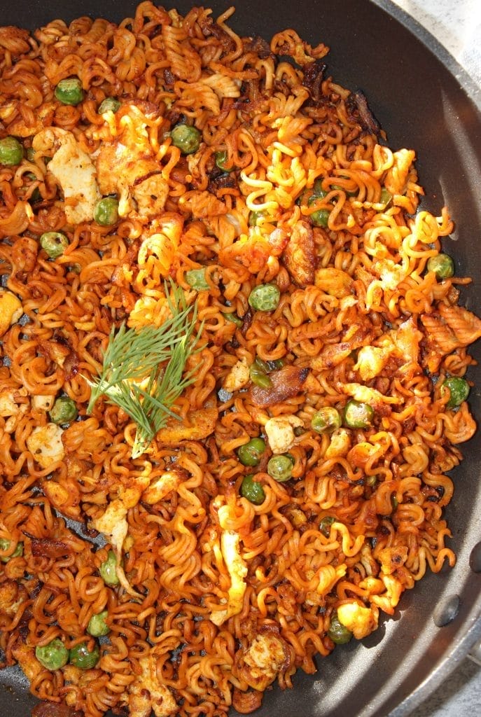 wai wai noodles stir fry