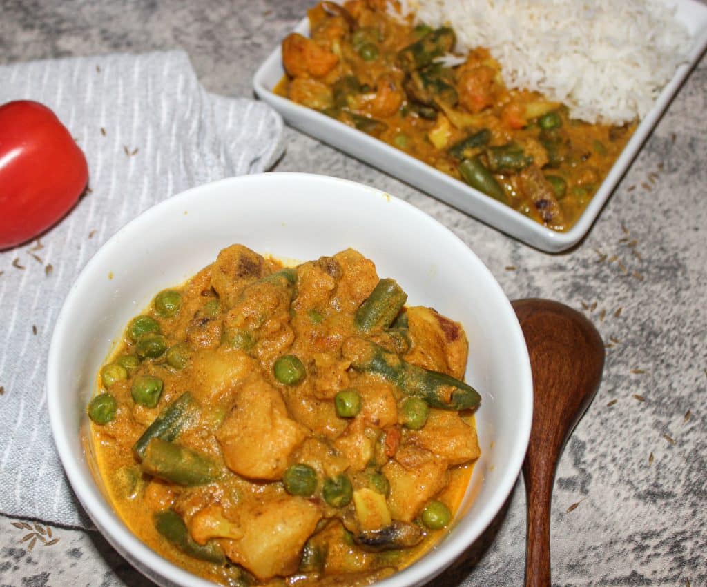 easy creamy vegetable curry