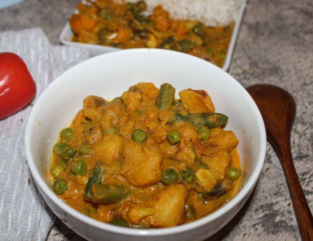 creamy vegetable curry