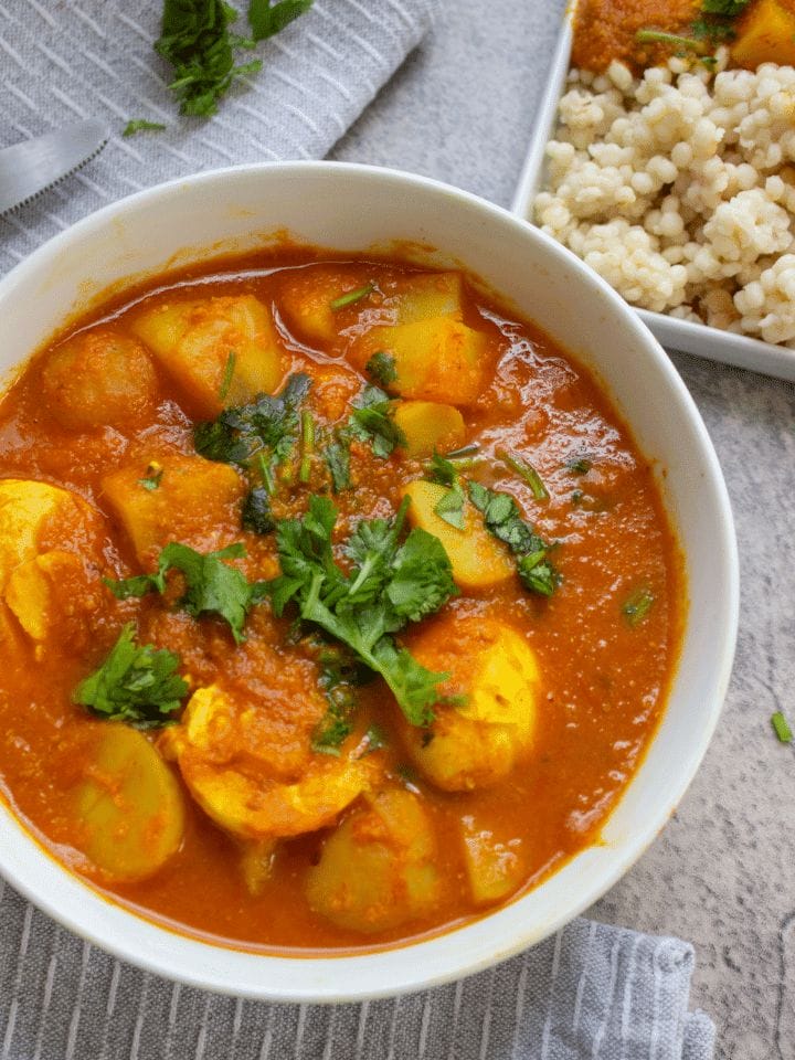 Boiled Potato Egg Curry Alo Anda Curry