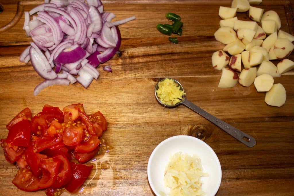Chop ingredients
