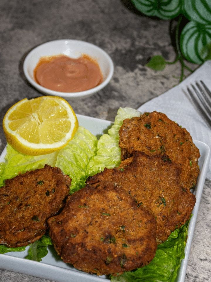 Canned sardine patties