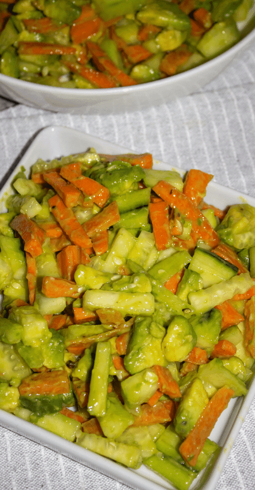 AVOCADO CUCUMBER CARROT SALAD