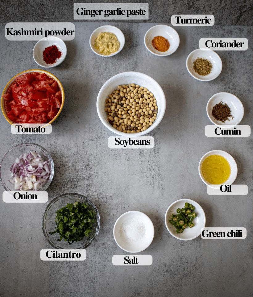 INGREDIENTS BHATMAS TOMATO ACHAR