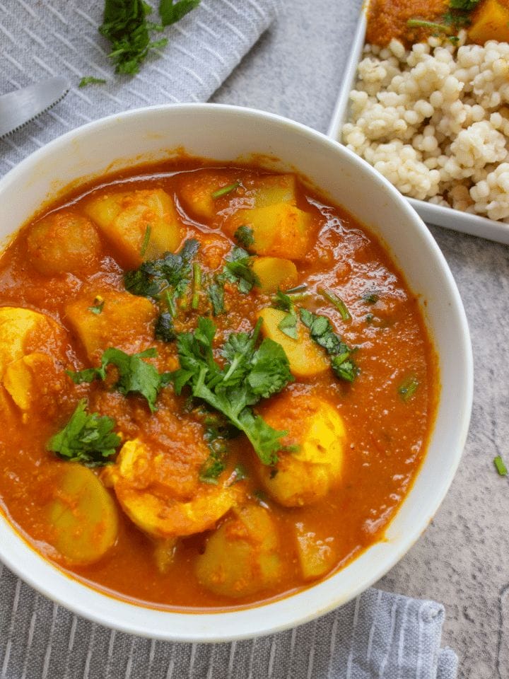 boil potato egg together.