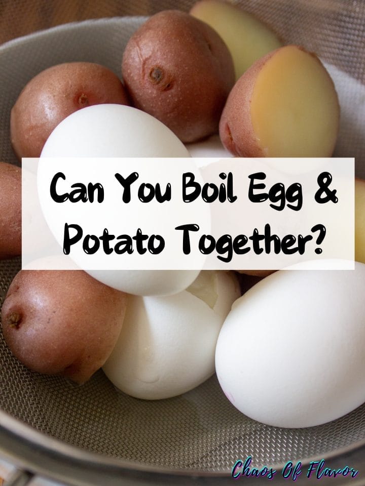 an you boil egg and potato together