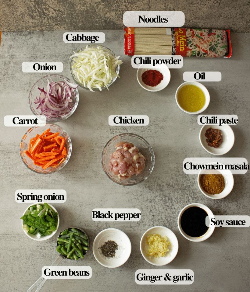 INGREDIENTS FOR NEPALI CHOWMEIN RECIPE (1)