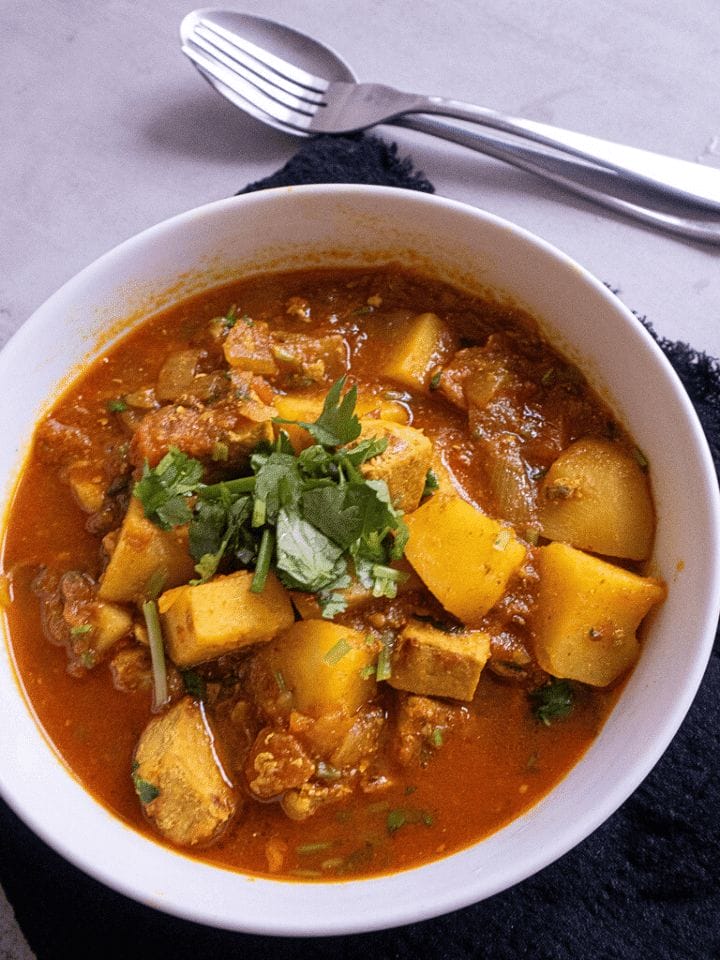 pork and potato curry recipe