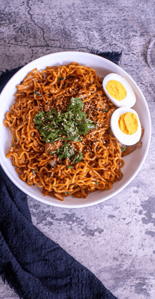 CREAMY KIMCHI RAMEN RECIPE