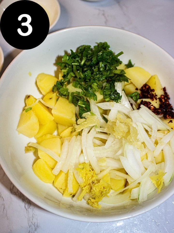 ADD EVERYTHING TO A BOWL.