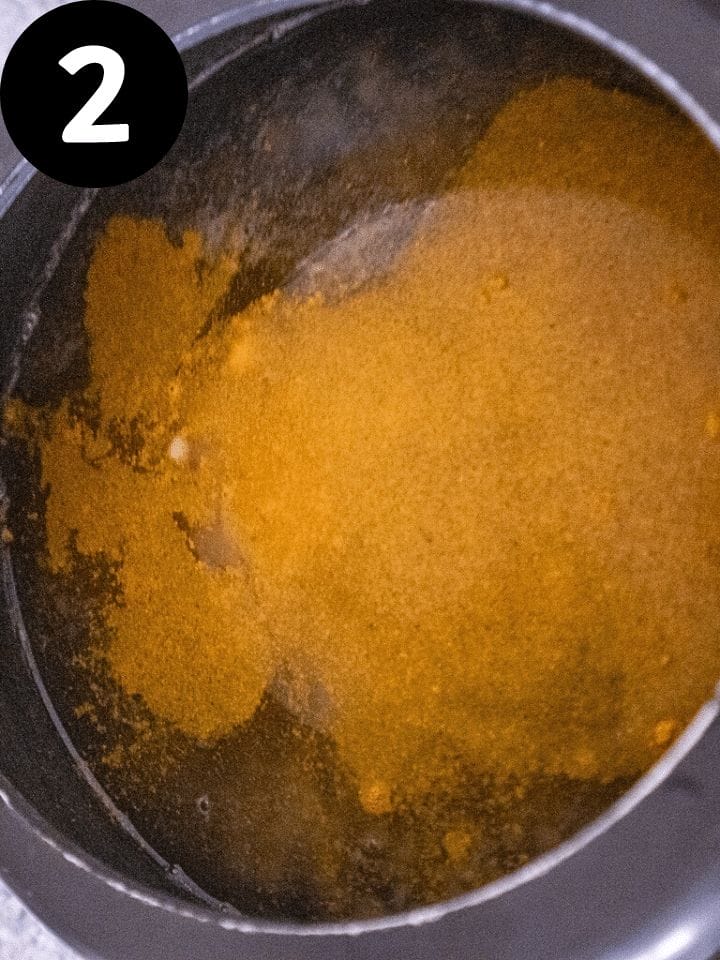 ADD GINGER GARLIC PASTE TURMERIC