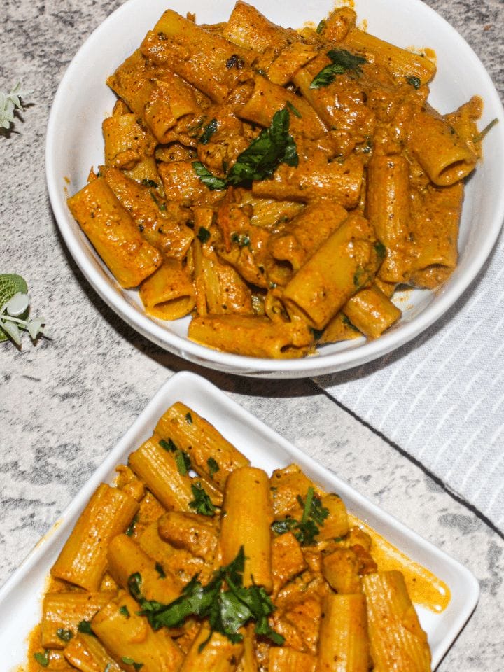 chicken curry pasta