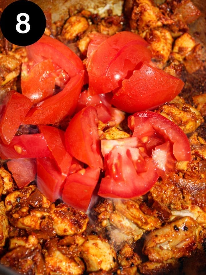 ADD THE tomatoes.