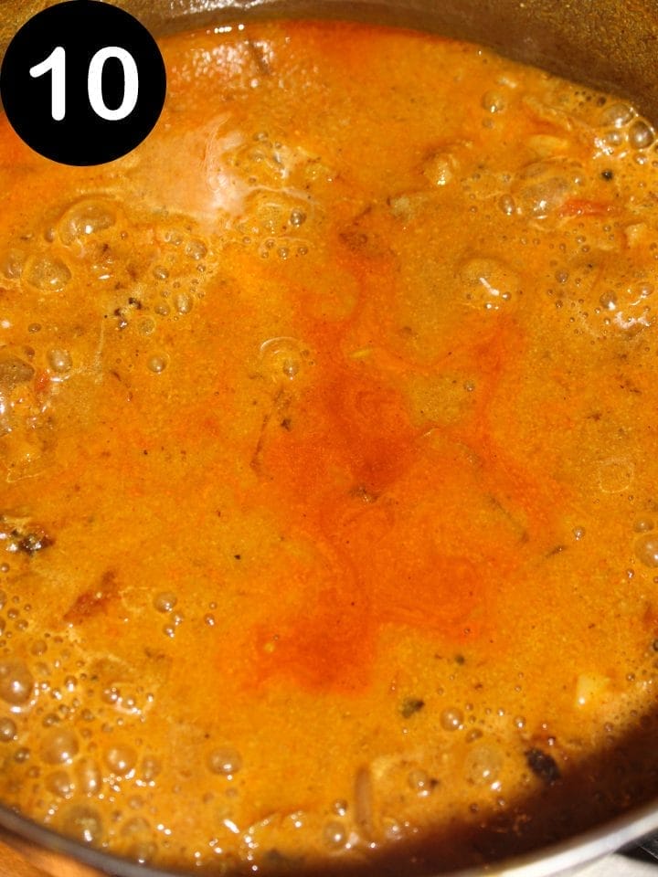 ADD THE COCONUT MILK.