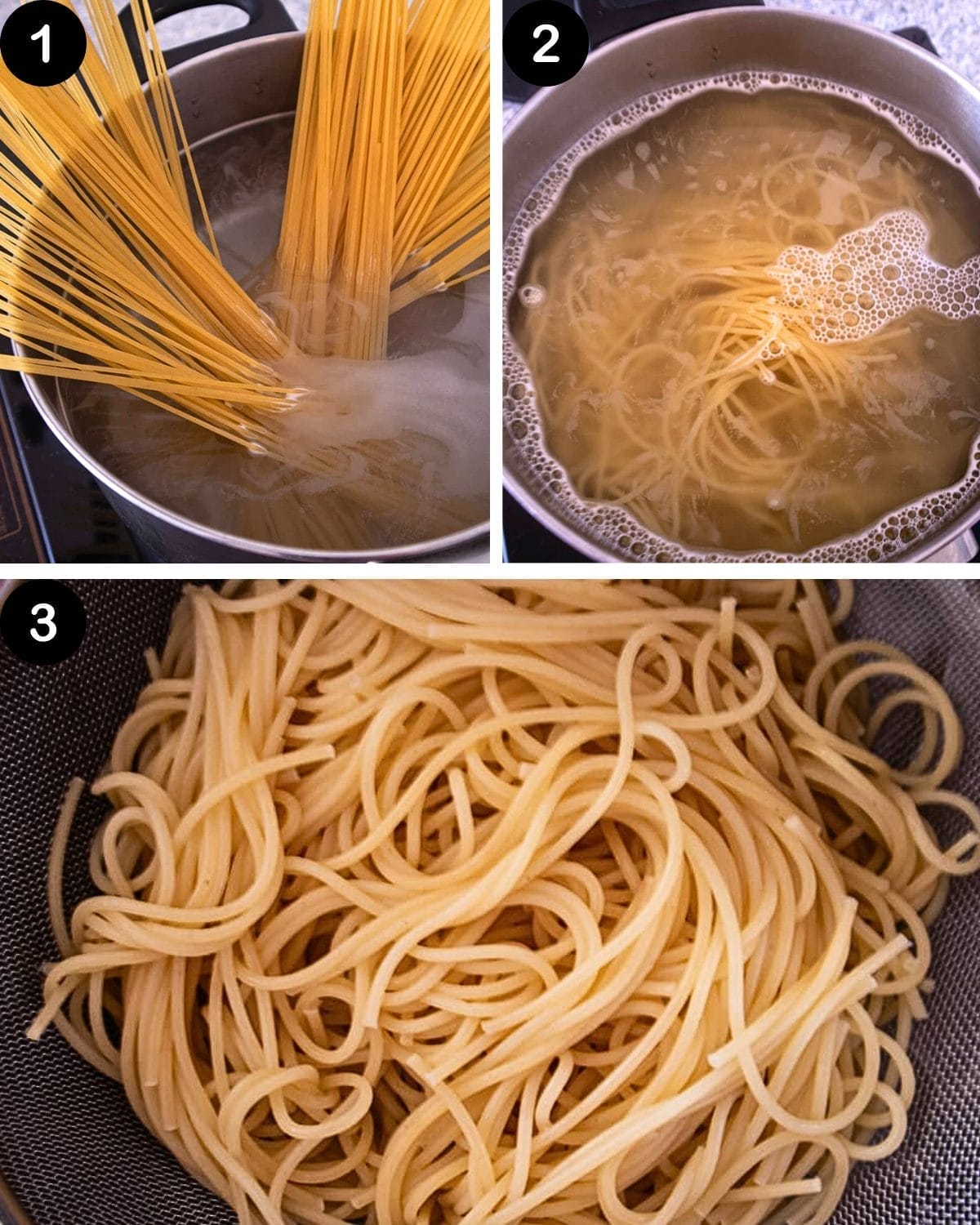 BOIL SPAGHETTI NOODLES