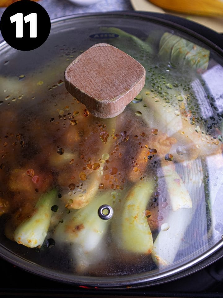 COOK WITH THE LID ON.