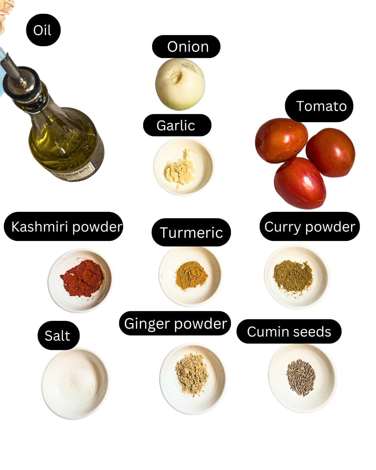 INGREDIENTS- CURRY SAUCE