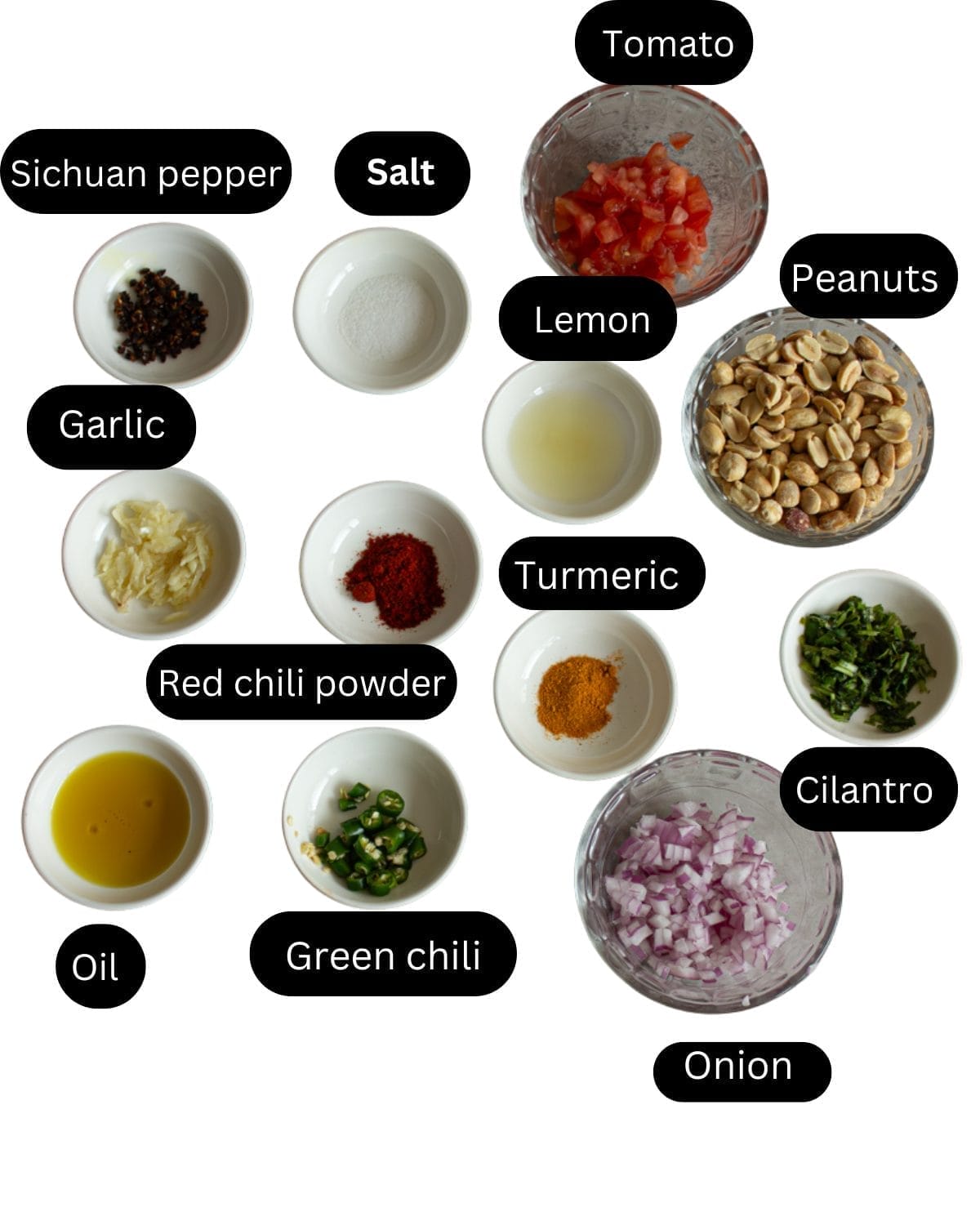 INGREDIENTS - PEAANUTS SADEKO