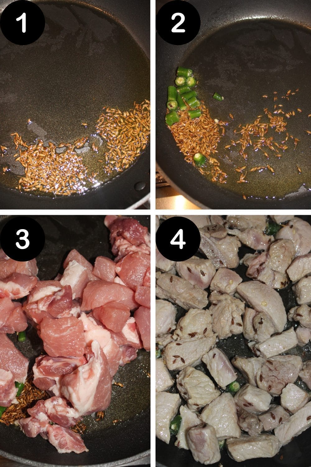 PORK CURRY STEP 1-4