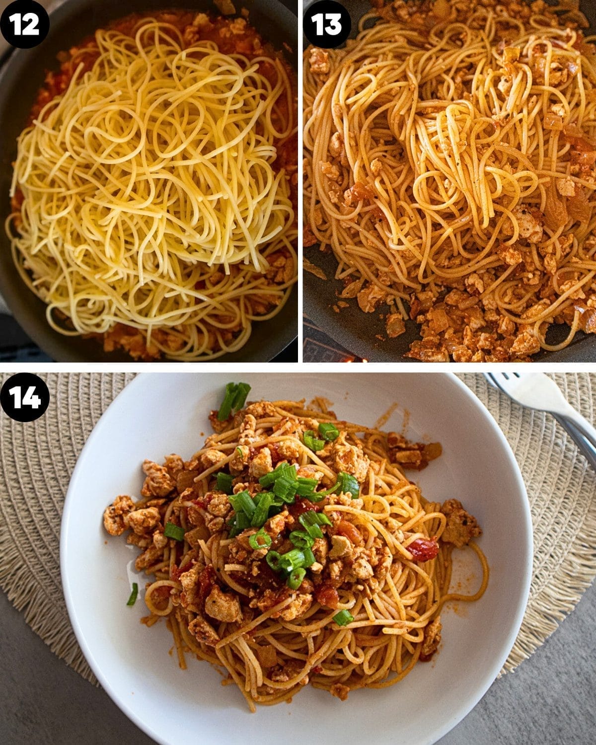 ground chicken pasta