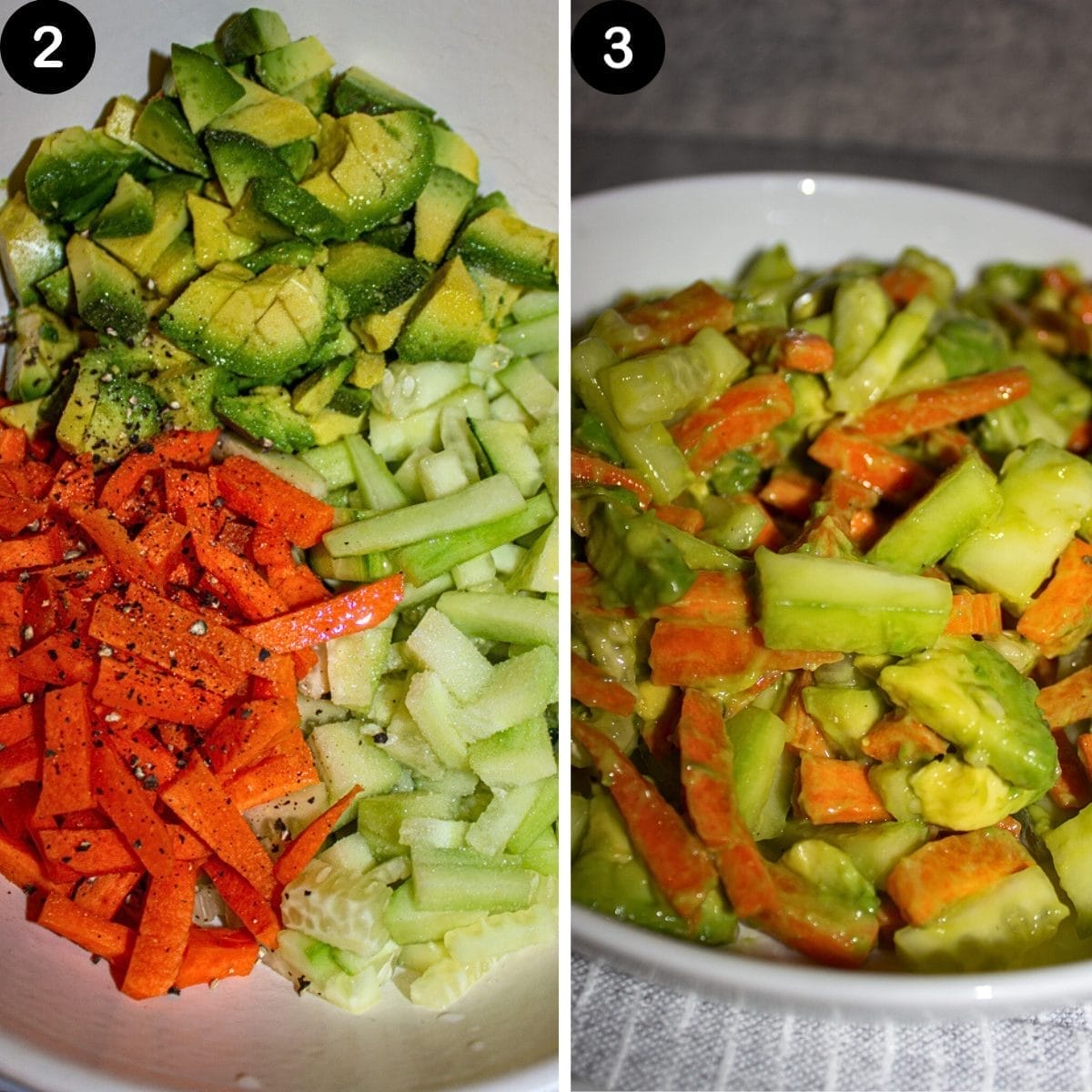 CUCUMBER CARROT SALAD RECIPE