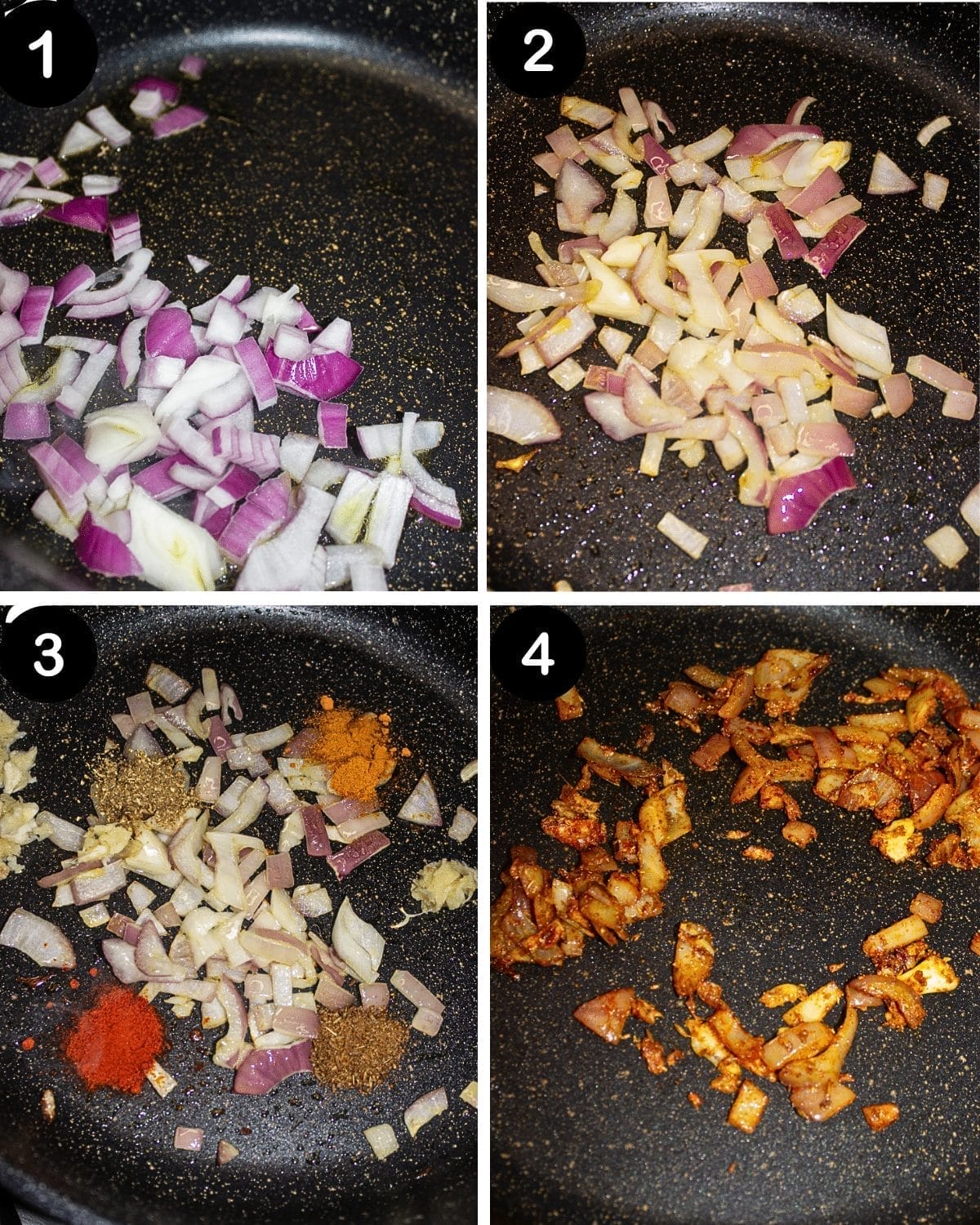 STEP BY STEP CREAMY SPINACH MUSHROOM CURRY