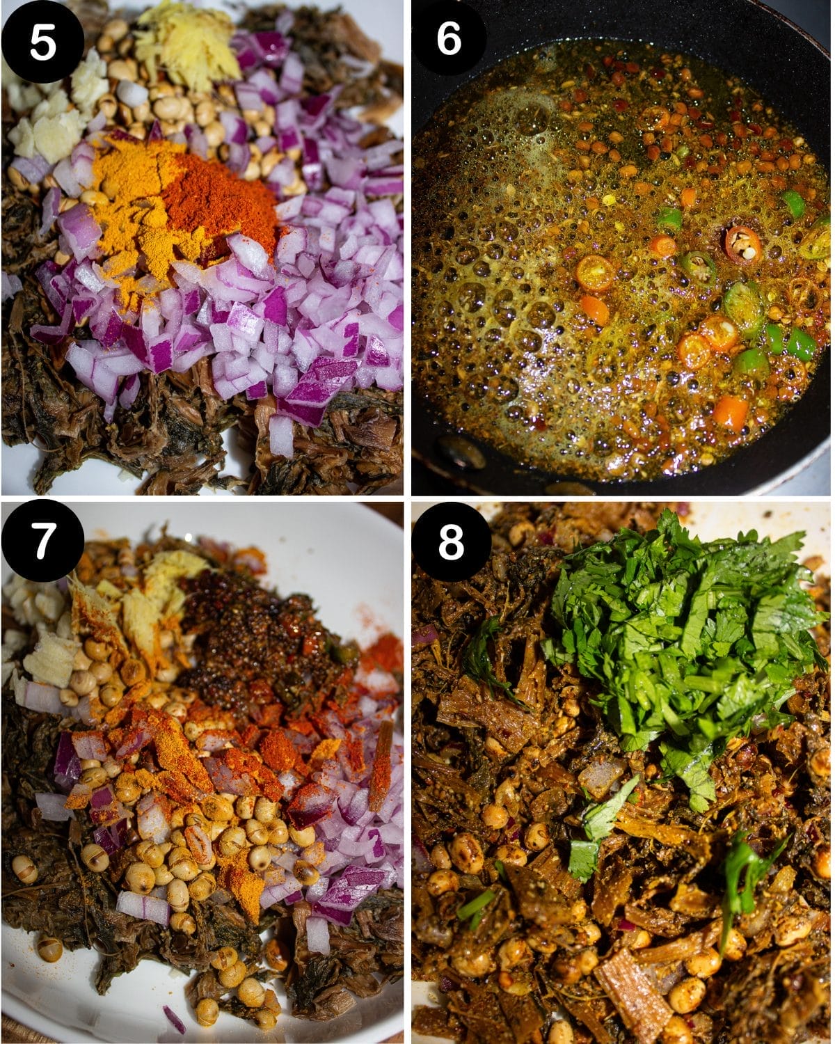 GUNDRUK BATMAS CURRY STEP 5 -8