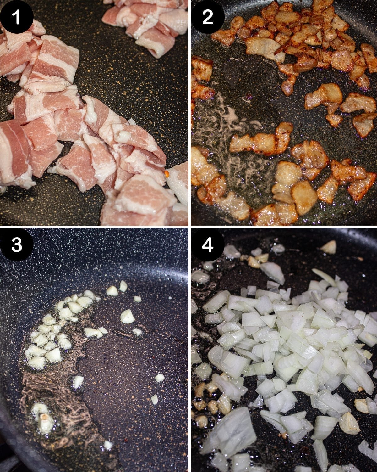 PORK BELLY FRIED RICE 1 - 4
