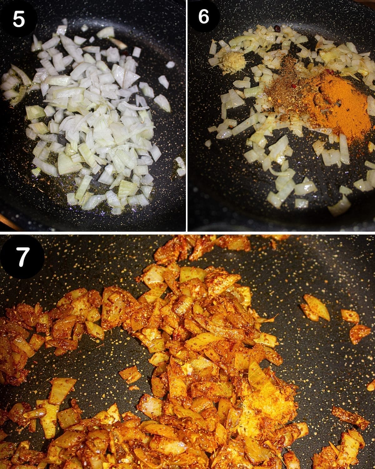 SAUSAGE CURRY RECIPE step 5 - 7