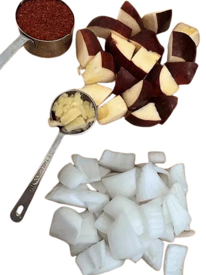 ingredients - green cabbage kinmchi recipe