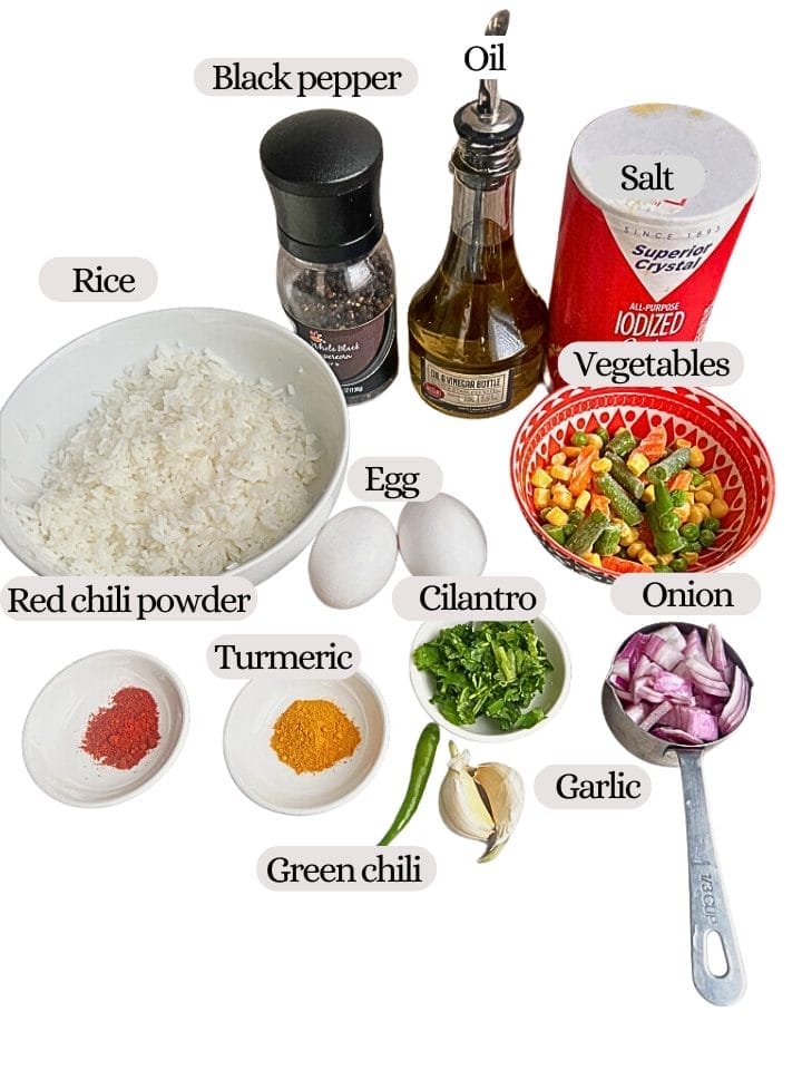 egg fried rice INGREDIENTS (1)
