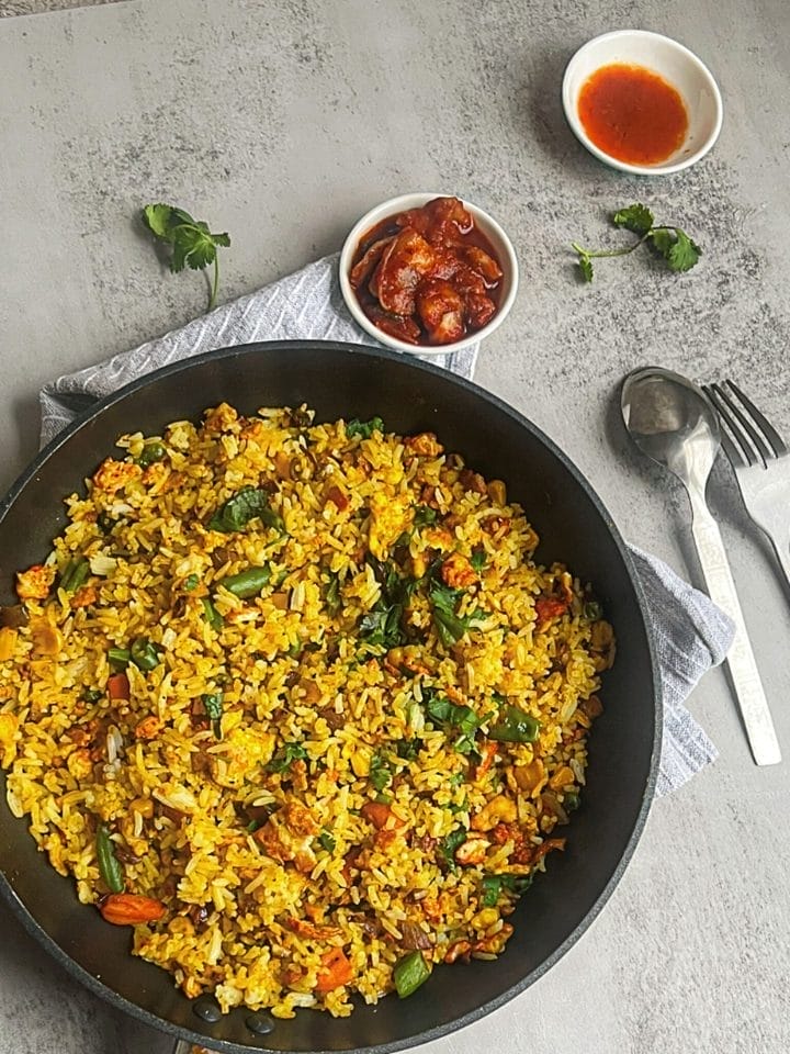 egg fried rice without soy sauce