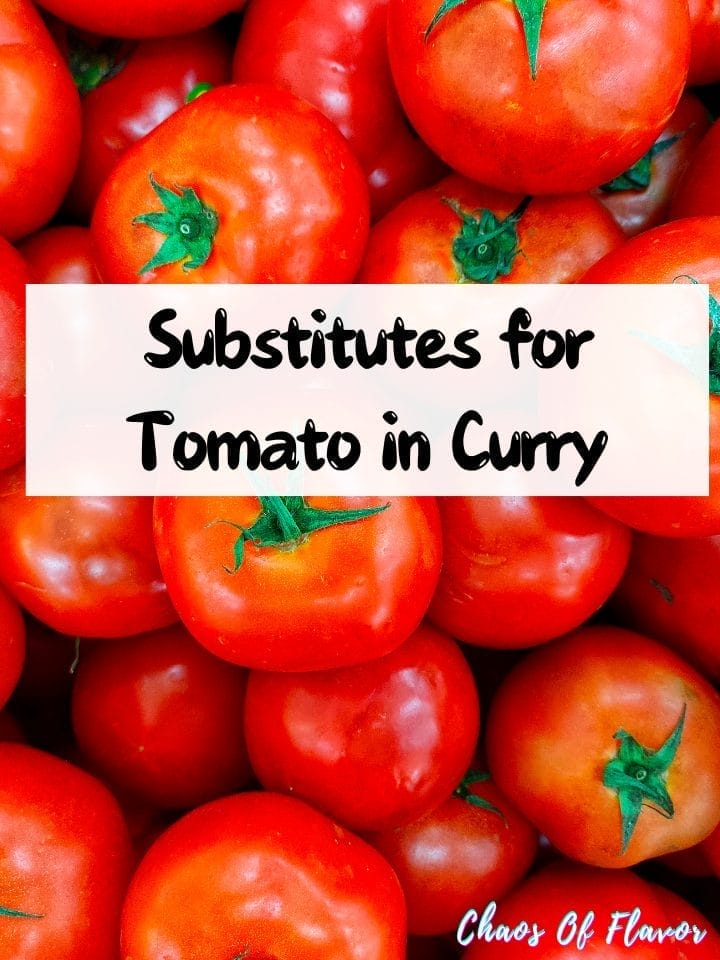 Substitutes for Tomato in Curry