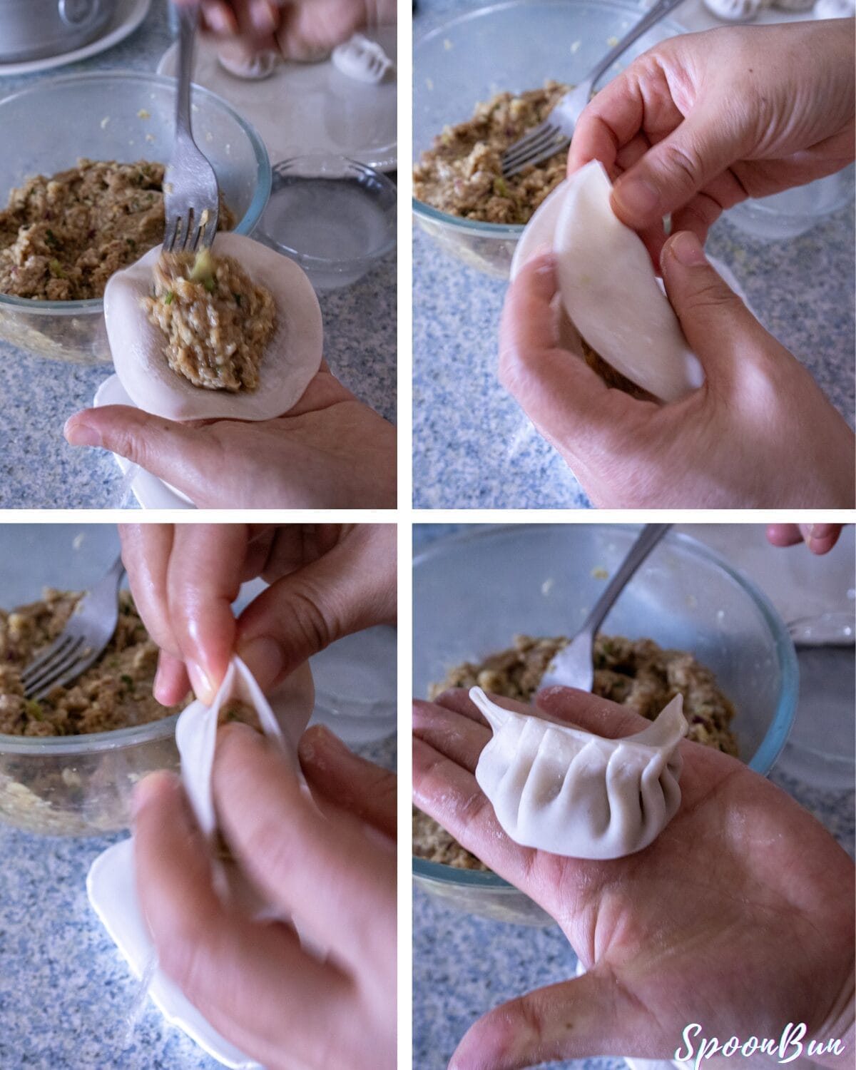 SHAPE MOMO STEP BY STEP